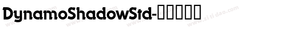 DynamoShadowStd字体转换