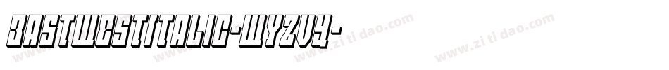 EastWestItalic-WyzVY字体转换