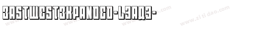 EastWestExpanded-L3aA3字体转换