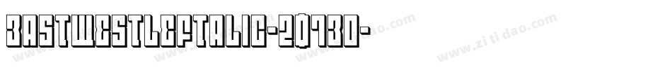 EastWestLeftalic-2O7Eo字体转换