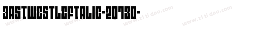 EastWestLeftalic-2O7Eo字体转换