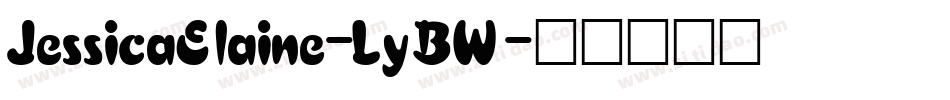 JessicaElaine-LyBW字体转换