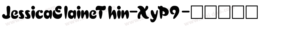 JessicaElaineThin-XyP9字体转换