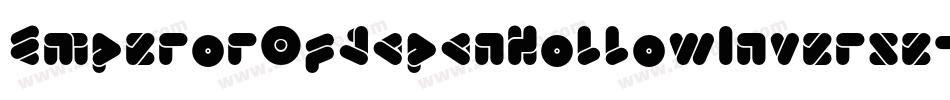EmperorOfJapanHollowInverse-6rjx字体转换