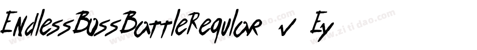 EndlessBossBattleRegular-v7Ey字体转换