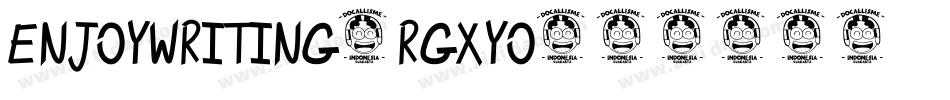 EnjoyWriting-rgxyO字体转换