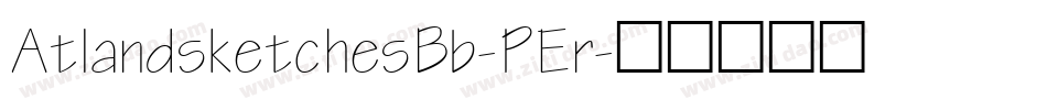 AtlandsketchesBb-PEr字体转换