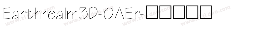 Earthrealm3D-0AEr字体转换