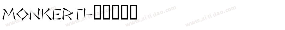 Monkerti字体转换