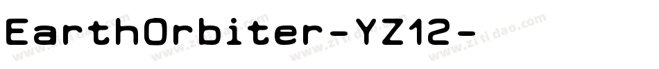 EarthOrbiter-YZ12字体转换