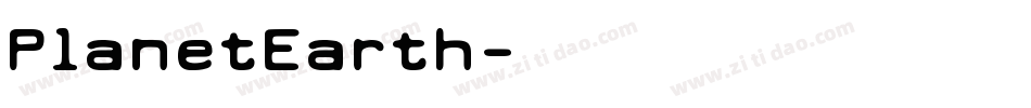 PlanetEarth字体转换