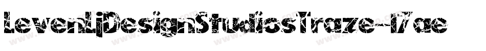 LevenLjDesignStudiosTraze-l7ae字体转换 LevenLjDesignStudiosTraze-l7ae字体转换