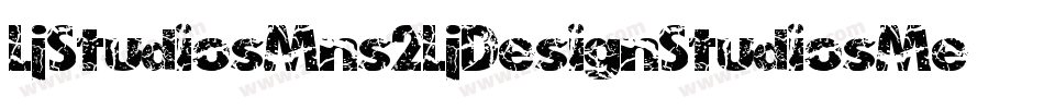 LjStudiosMns2LjDesignStudiosMedium-mOxx字体转换
