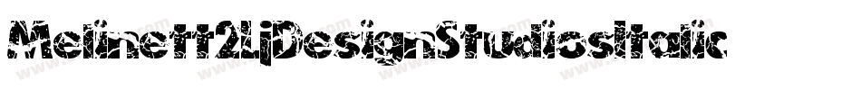 Melinett2LjDesignStudiosItalic-1M6M字体转换