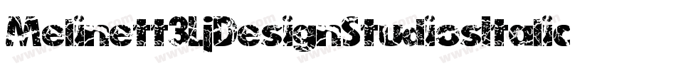 Melinett3LjDesignStudiosItalic-vqpL字体转换