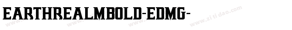 EarthrealmBold-Edmg字体转换