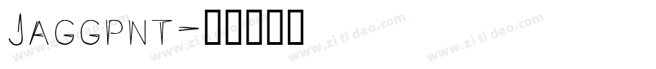 Jaggpnt字体转换