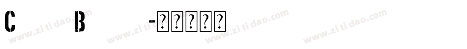 CodedBorder字体转换