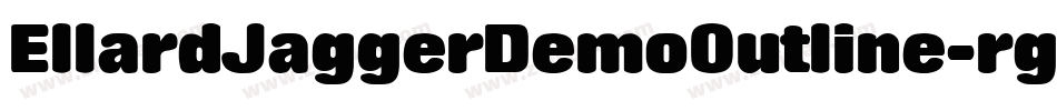EllardJaggerDemoOutline-rgveA字体转换