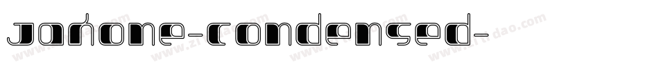 Jakone-Condensed字体转换