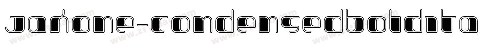 Jakone-CondensedBoldItalic字体转换