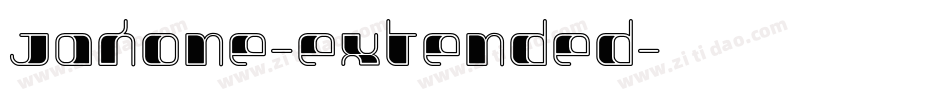 Jakone-Extended字体转换