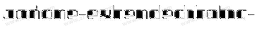 Jakone-ExtendedItalic字体转换
