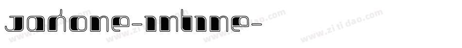 Jakone-Inline字体转换