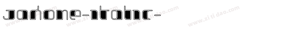 Jakone-Italic字体转换