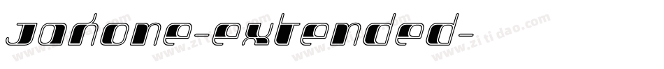 Jakone-Extended字体转换
