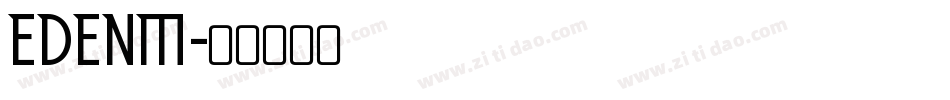 EDENM字体转换