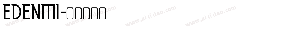 EDENMI字体转换
