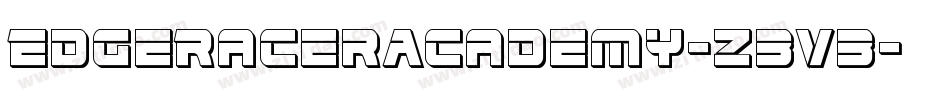 EdgeRacerAcademy-Z3v3字体转换