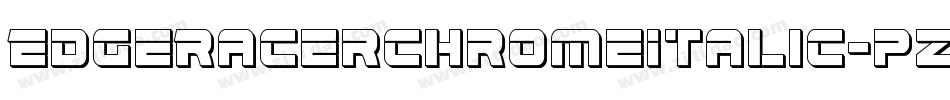 EdgeRacerChromeItalic-pzAd字体转换