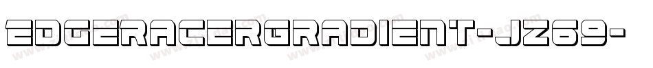 EdgeRacerGradient-jz69字体转换