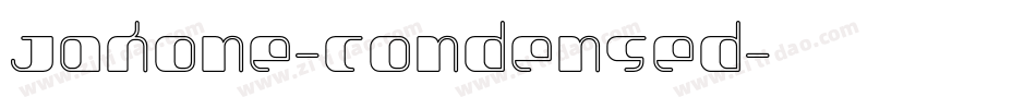 Jakone-Condensed字体转换