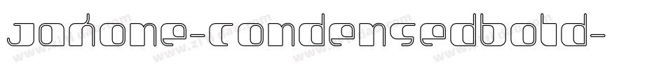 Jakone-CondensedBold字体转换