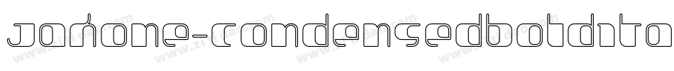 Jakone-CondensedBoldItalic字体转换