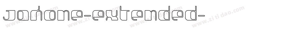 Jakone-Extended字体转换