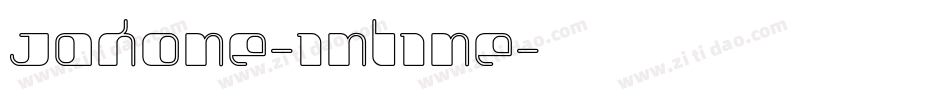 Jakone-Inline字体转换