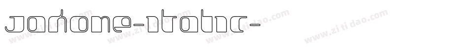 Jakone-Italic字体转换