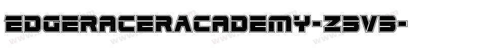 EdgeRacerAcademy-Z3v3字体转换
