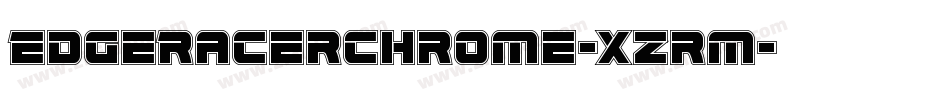 EdgeRacerChrome-xzrm字体转换
