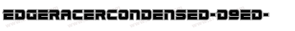 EdgeRacerCondensed-D9eD字体转换