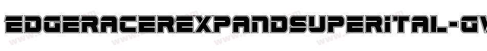 EdgeRacerExpandSuperItal-gV9E字体转换