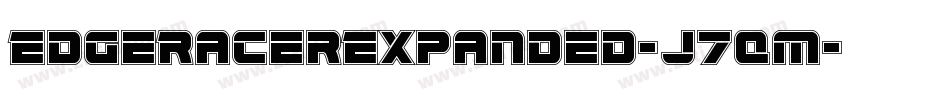 EdgeRacerExpanded-J7qm字体转换