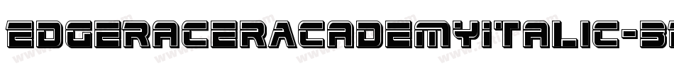 EdgeRacerAcademyItalic-3EYp字体转换