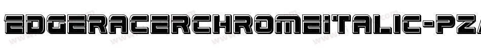 EdgeRacerChromeItalic-pzAd字体转换