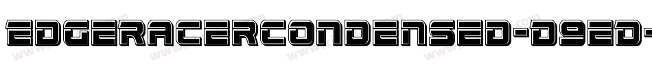 EdgeRacerCondensed-D9eD字体转换