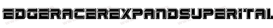 EdgeRacerExpandSuperItal-gV9E字体转换
